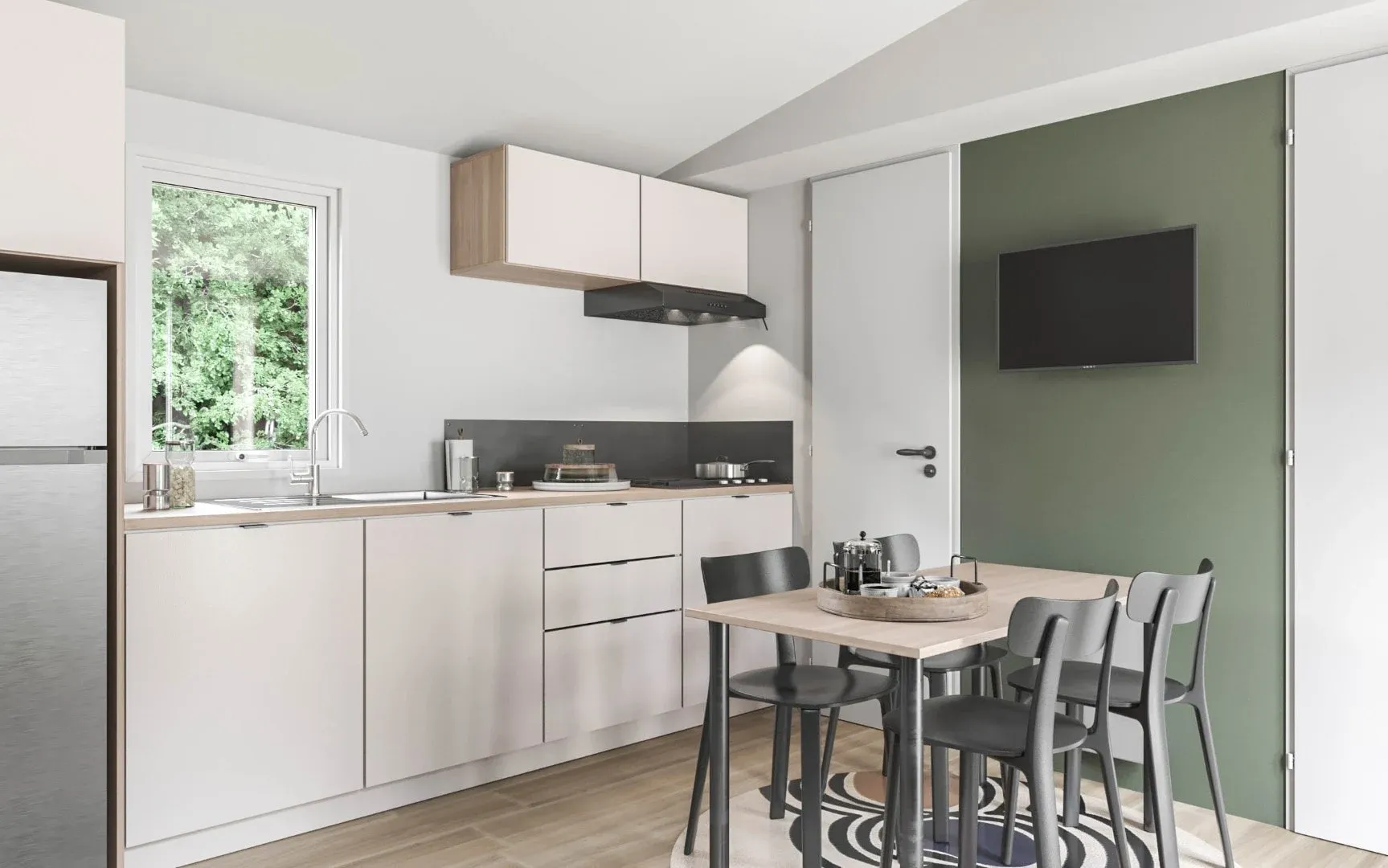 NEST LIFE 35.3 — La cuisine équipée et le coin repas